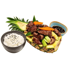 Pineapple Beef Bowl